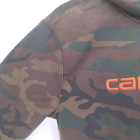 カーハートワークインプログレス Carhartt WIP HOODED CARHARTT SWEAT カモ メンズ import:M
