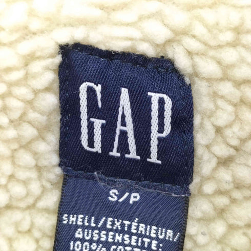 ギャップ Gap 00S OLD 襟ボア コーデュロイ ハーフ コート レディース import:S