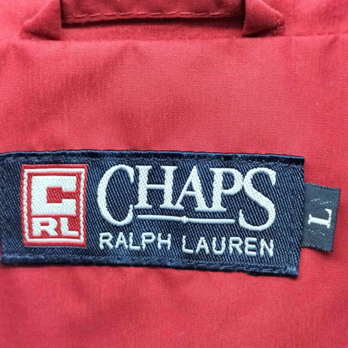 チャップスラルフローレン CHAPS RALPH LAUREN スタンドカラー フーデッド ダブルジップ ジャケット メンズ import:L
