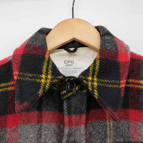 フィデリティー FIDELITY USA製 CPO JACKET チェック柄 ナイロン混 ウール シャツ ジャケット メンズ import:S