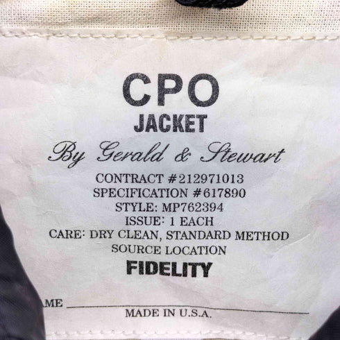 フィデリティー FIDELITY USA製 CPO JACKET チェック柄 ナイロン混 ウール シャツ ジャケット メンズ import:S