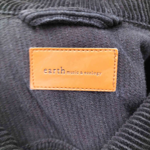 アースミュージックアンドエコロジー earth music&ecology クロップド コーデュロイジャケット レディース FREE