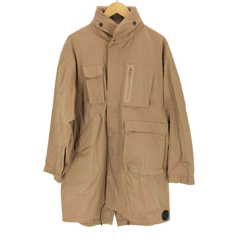 N NUMBER PRINTED ASYMMETRIC POCKET MODS COAT メンズ