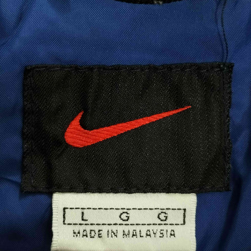 ナイキ NIKE スウッシュロゴ刺繍 裏地メッシュ ナイロンジャケット メンズ import:L