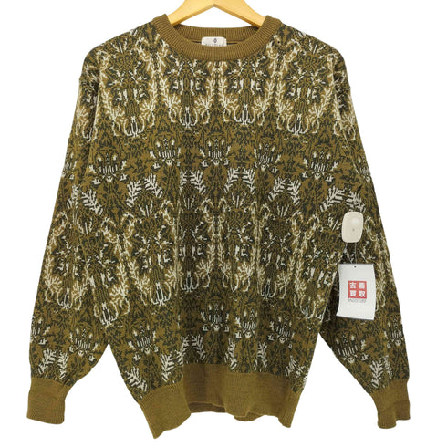 ビルブラス BILL BLASS 総柄 リブニット セーター メンズ import:L