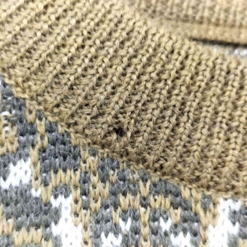 ビルブラス BILL BLASS 総柄 リブニット セーター メンズ import:L