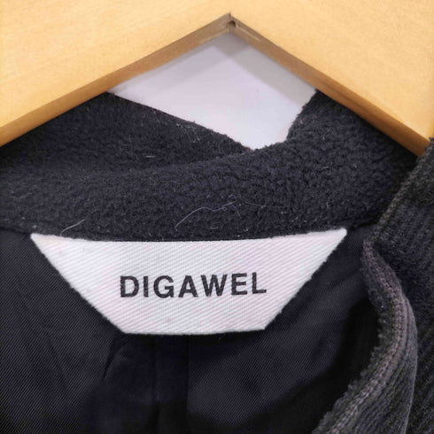 ディガウェル DIGAWEL 素材切替ベスト メンズ