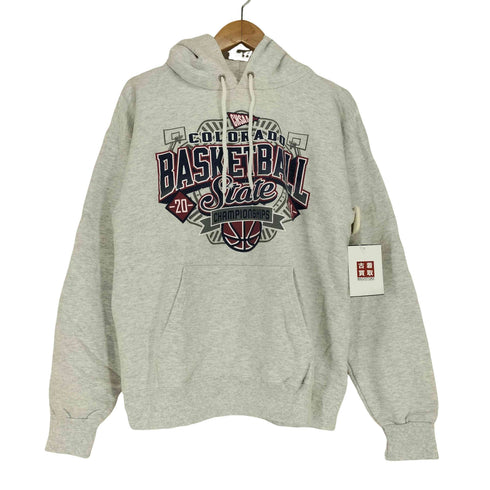 ヘインズ Hanes 90-00s COLORADO BASKETBALL 2021 霜降りプルオーバーパーカー メンズ JPN:S