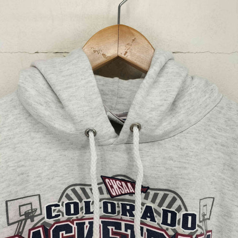 ヘインズ Hanes 90-00s COLORADO BASKETBALL 2021 霜降りプルオーバーパーカー メンズ JPN:S