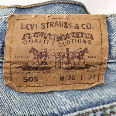 リーバイス Levis 80S 505 ボタン裏328刻印 オレンジタブ デニムパンツ メンズ 38/34