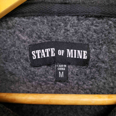 STATE OF MINE OKLAHOMA フロントパイル刺繍プルオーバーパーカー メンズ JPN:M