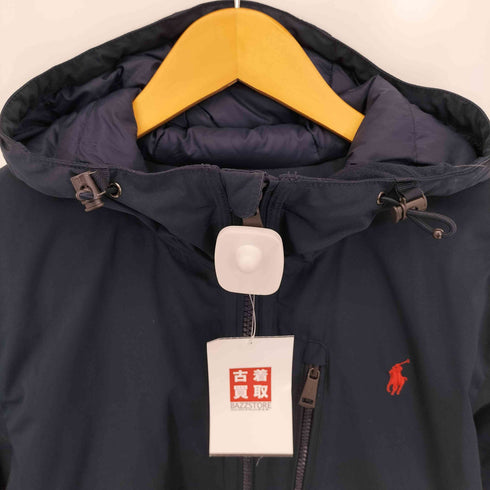 ポロラルフローレン POLO RALPH LAUREN ポニー刺繍 フーデッド ダウンジャケット レディース import:XS