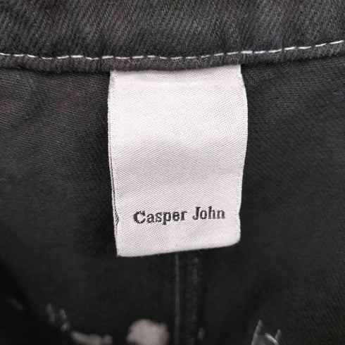 キャスパージョン CASPER JOHN ブリーチ加工 ペインターパンツ メンズ S