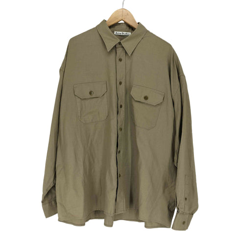 アクネストゥディオズ ACNE STUDIOS Sand cotton long sleeve shirt メンズ 48