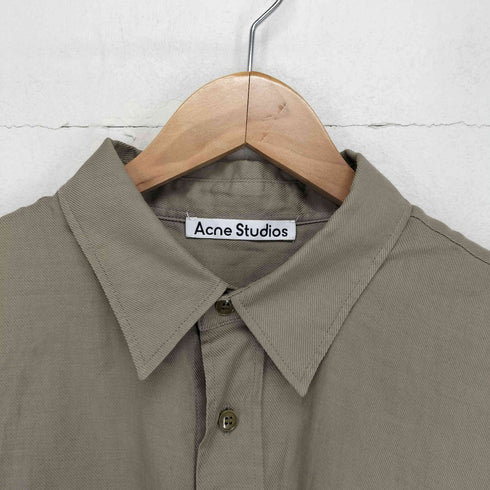 アクネストゥディオズ ACNE STUDIOS Sand cotton long sleeve shirt メンズ 48
