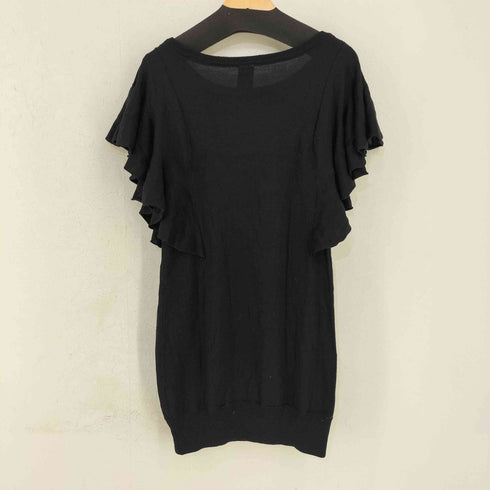 ダブルスタンダードクロージング DOUBLE STANDARD CLOTHING 袖フリル ロングニット レディース FREE