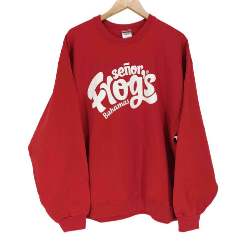 ジャージーズ JERZEES senor Frogs フロントプリントクルーネックスウェット メンズ JPN:XL