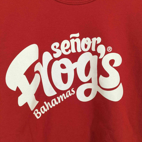 ジャージーズ JERZEES senor Frogs フロントプリントクルーネックスウェット メンズ JPN:XL