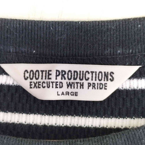 クーティー COOTIE 21SS Heavy Thermal Border L/S Tee メンズ JPN:L
