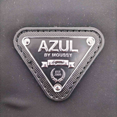 アズールバイマウジー AZUL by moussy 24SS ロゴプレート高密度ナイロンミニバッグ ショルダーバッグ レディース
