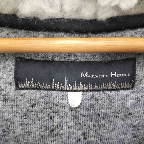 mauvaises herbes ウールフーディージャケット レディース