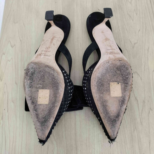 ジミーチュウ JIMMY CHOO リボンミュールサンダル レディース 37