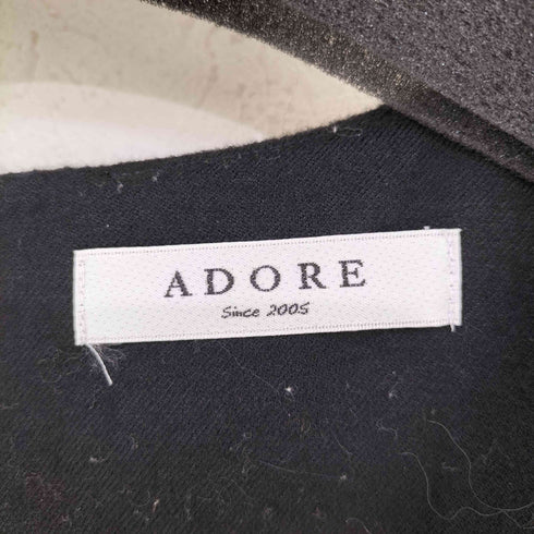 アドーア ADORE 深V メルトン ノースリーブワンピース レディース JPN:38