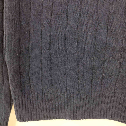 ブルックスブラザーズ BROOKS BROTHERS ITALIAN YARN ロゴ刺繍 ラグランスリーブ ウール クルーネックニット メンズ import:S