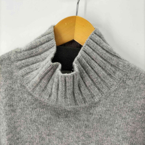 プルミエアロンディスモン 1er Arrondissement カシミヤ混ハイネックサイドスリットニットセーター レディース