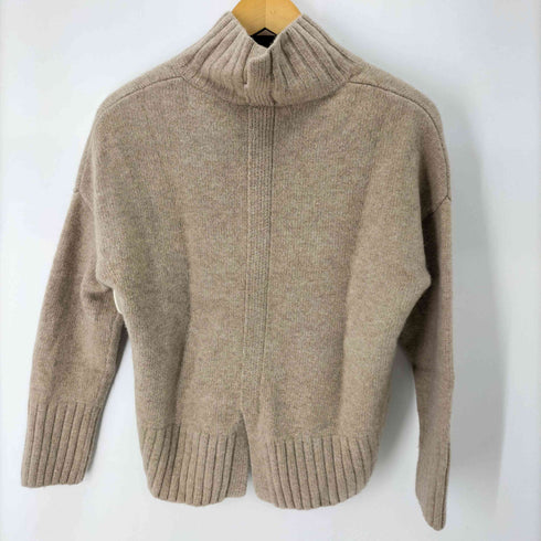 プルミエアロンディスモン 1er Arrondissement カシミヤ混ハイネックサイドスリットニットセーター レディース