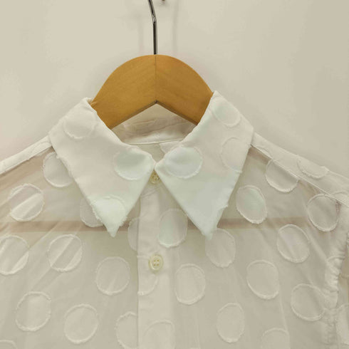 コムデギャルソン COMME des GARCONS ドット柄 ポリエステルシャツ レディース JPN:XS