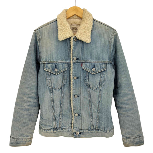 エドウィン EDWIN ボアデニムジャケット メンズ import:L