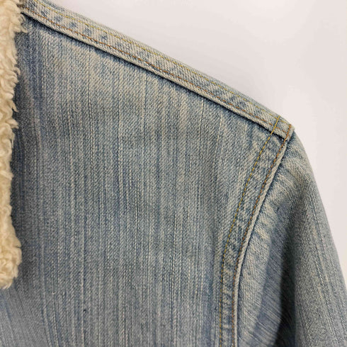 エドウィン EDWIN ボアデニムジャケット メンズ import:L