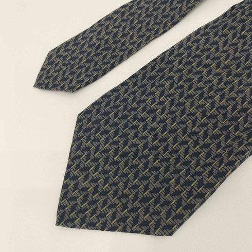 ジョルジオアルマーニ Giorgio Armani 総柄 シルクネクタイ メンズ