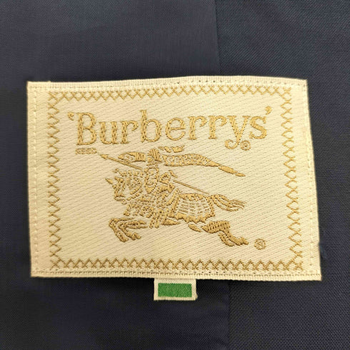 バーバリーズ BURBERRYS 90S 白タグ 裏地 背抜き ピークドラペル ダブル ブレスト テーラード ジャケット 2タック タイト スカート レディース 9AR