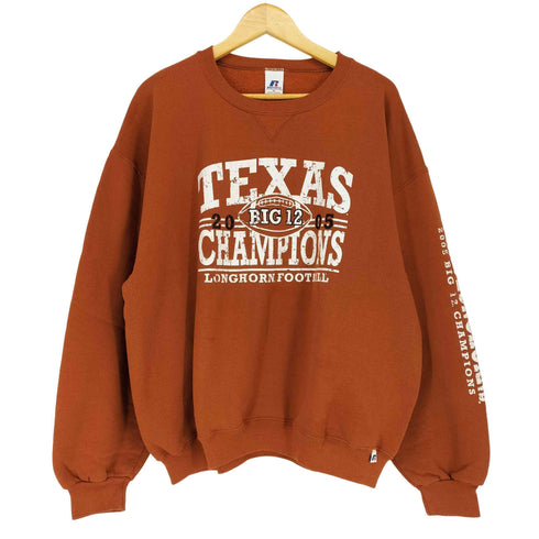 ラッセルアスレチック RUSSELL ATHLETIC TEXAS CHAMPIONS Vガゼットクルーネックスウェット メンズ JPN:XL