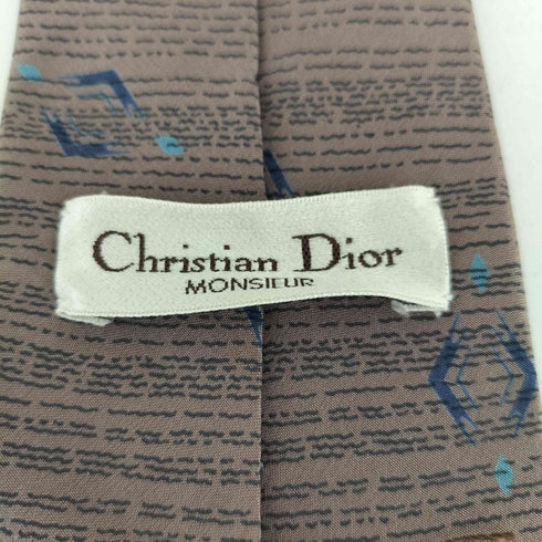 クリスチャンディオール Christian Dior 総柄 ネクタイ メンズ