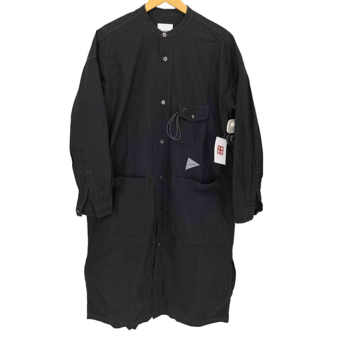 アンドワンダー and wander CORDURA typewriter long shirt メンズ 0