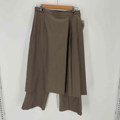 ジーユー GU 2ピーススカートパンツ チェック レディース JPN:XL