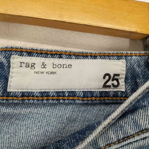 ラグアンドボーン rag&bone 裾カットオフデニムパンツ レディース 25