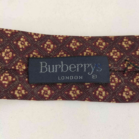 バーバリーズ BURBERRYS 総柄 シルクネクタイ メンズ
