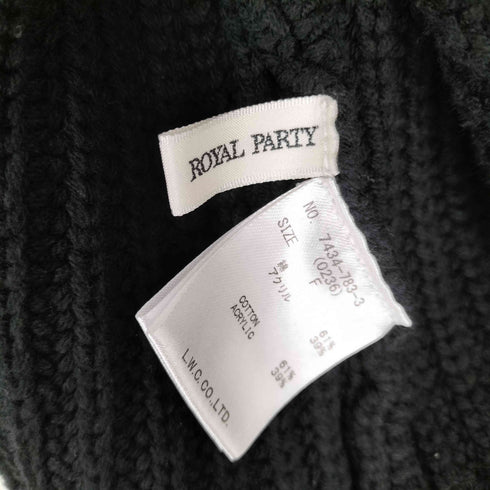 ロイヤルパーティー ROYAL PARTY ワイドモックネックニット レディース FREE