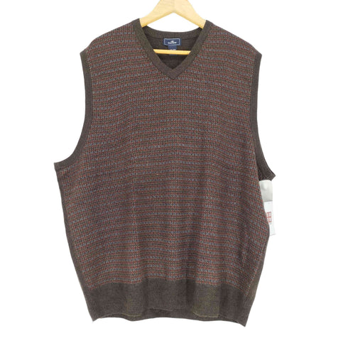 ドッカーズ DOCKERS 総柄Vネックニットベスト メンズ JPN:XXL