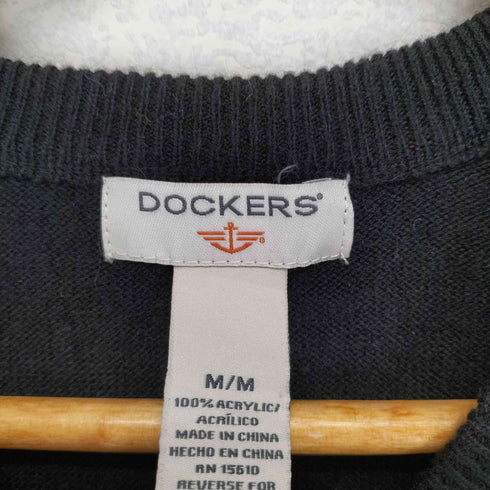 ドッカーズ DOCKERS アーガイルVネックニットベスト メンズ JPN:M