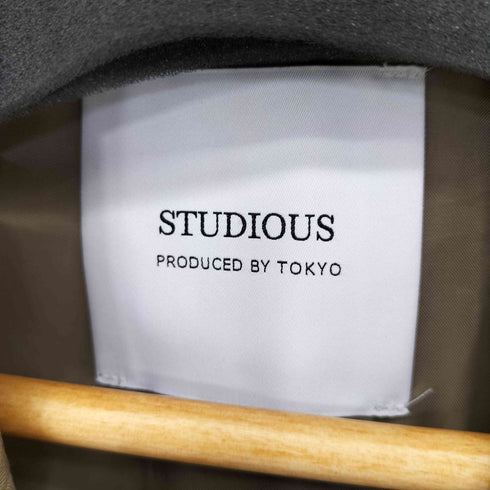 ステュディオス STUDIOUS テンセルツイルリラックスチェスターコート メンズ 2