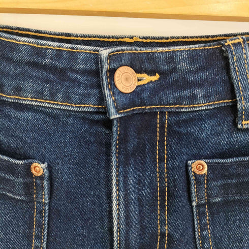 ザラ ZARA ハイライズ ミニフレア デニムパンツ レディース 32