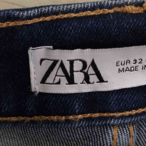 ザラ ZARA ハイライズ ミニフレア デニムパンツ レディース 32