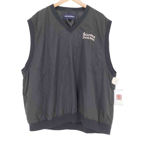 ポートオーソリティ Port Authority SOONER STATE BANK Vネックピステベスト メンズ 2XL