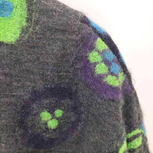 イッセイミヤケハート ISSEY MIYAKE HaaT 総柄ウールニット レディース JPN:2