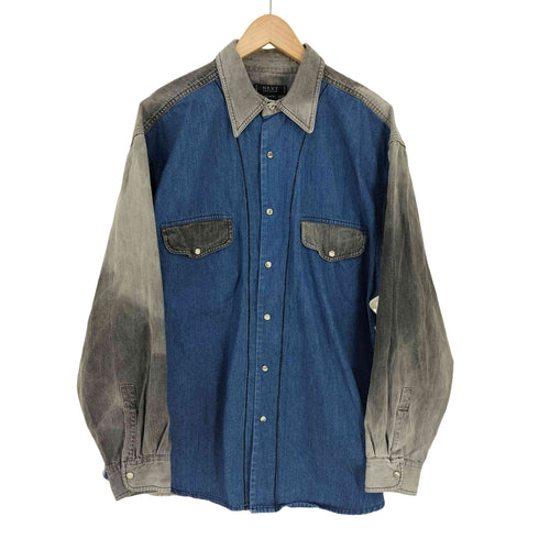 NEXT MENSWEAR ポルトガル製 バイカラー デニムシャツ メンズ
